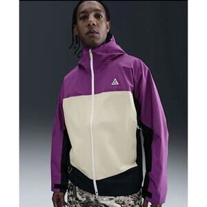Nike Purple and Cream Jacket